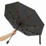 Зонт складной AOC MINI с цветными спицами, оранжевый