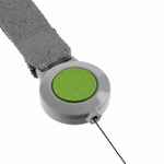 Чехол для карточки с лентой и ретрактором DEVON, зеленый