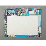 Карман для пропуска SAFF PLUS на заказ, горизонтальный