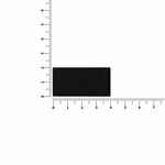 Лейбл из ПВХ DZETA, S, черный