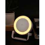 Лампа с колонкой и беспроводной зарядкой MOONLIGHT, белая