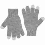 Перчатки сенсорные REAL TALK, серые, размер S/M