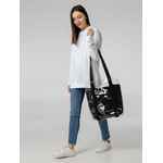 Шопер CLARITY с черным органайзером, прозрачный