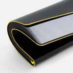 Ежедневник TRAIT, недатированный, черный с желтым