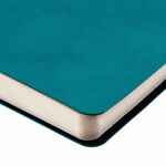 Ежедневник NUBUK, недатированный, бирюзовый