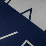 Шарф BEREG, серый с синим