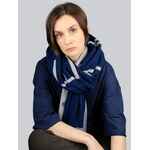 Шарф BEREG, серый с синим