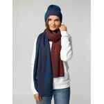 Шапка NOBILIS, бирюзовая с терракотовым