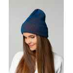 Шапка NOBILIS, бирюзовая с терракотовым