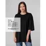 Футболка унисекс оверсайз CROSSTOWN, черная, размер M