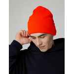 Шапка REAL RIB, красно-оранжевая