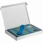 Плед-Палантин TERRIT, светло-бирюзовый