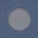 Лейбл из ПВХ DZETA ROUND, L, прозрачный