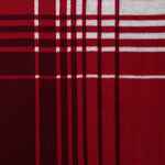 Плед DUOTONE, красный с белым