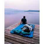 Надувной коврик STATIC V DOUBLE, синий