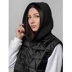 Жилет ORKNEY с капюшоном, черный, размер XS/S