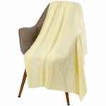 Плед PAIL TINT, светло-желтый