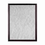 Плакетка PLAQUE, малая, венге с серебристой пластиной