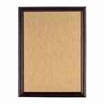 Плакетка PLAQUE, малая, вишня с золотистой пластиной