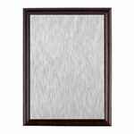 Плакетка PLAQUE, малая, вишня с серебристой пластиной