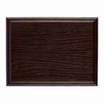 Плакетка PLAQUE, малая, вишня с серебристой пластиной