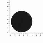 Наклейка тканевая LUNGA ROUND, M, черная