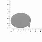 Наклейка тканевая LUNGA BUBBLE, M, серая