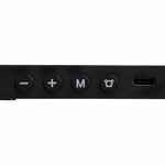 Зарядная станция с часами CLOCK NEST, черная