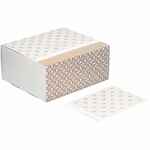 Набор для упаковки подарка ADORNO, белый с бежевым