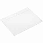 Карман для бейджа LUCID, горизонтальный, из фактурного ПВХ