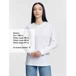 Футболка унисекс с длинным рукавом PIONEER LSL, белая, размер XS