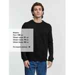 Футболка унисекс с длинным рукавом PIONEER LSL, черная, размер XS