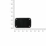 Лейбл кожаный BETA, S, черный