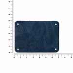 Лейбл кожаный BETA, XL, синий