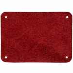 Лейбл кожаный BETA, XL, красный