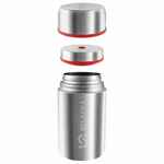 Термос для еды RELAXIKA 1200, в чехле, стальной