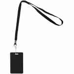 Лента с карабином COLORPLAN, черная