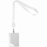 Лента для бейджа с ретрактором RETRACT, VER.2, белая