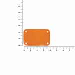 Лейбл LATTE, S, оранжевый