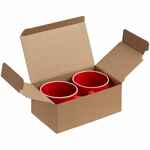 Коробка COUPLE CUP под 2 кружки, малая, крафт