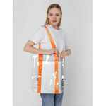 Шопер CLEAR FEST, прозрачный с оранжевыми ручками