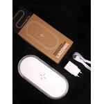 Станция беспроводной зарядки с подсветкой LACONIC, белая