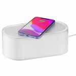 Станция беспроводной зарядки с подсветкой LACONIC, белая