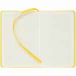 Блокнот CLUSTER MINI в клетку, желтый