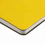 Блокнот VERSO в клетку, желтый