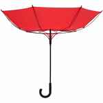 Зонт-трость UNDERCOLOR с цветными спицами, красный