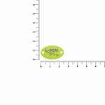 Шильдик металлический ALFA OVAL, желтый неон