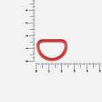 Полукольцо SEMIRING, М, красное