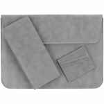 Дорожный органайзер NUBUK, светло-серый