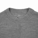 Джемпер оверсайз унисекс GRUNGE, серый, размер S/M